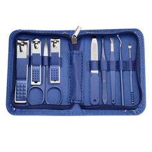 Load image into Gallery viewer, Stainless Steel Nail Clipper Nail Art Tool Set, Color:, 22 PCS/Set (Green), 16 PCS/Set (Green), 12 PCS/Set (Green), 10 PCS/Set (Green), 7 PCS/Set (Green), 26 PCS/Set (Blue), 18 PCS/Set (Blue), 9 PCS/Set (Blue)