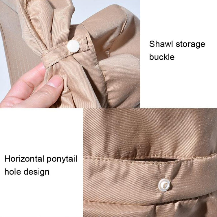 8112 Ladies Sunshade Large Brim Ponytail Bucket Hat