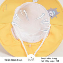 Load image into Gallery viewer, 1015 Summer Children Sun Hat Outdoor Sun Protection Bucket Hat With Shawl