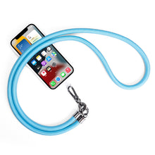 Load image into Gallery viewer, Mobile Phone Mountaineering Rope Lanyard  Can Be Hung Neck Or Crossbody, Black, Orange, Sky Blue, Red, Gem Blue, Violet, Brick Orange
