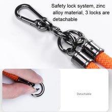 Load image into Gallery viewer, Mobile Phone Mountaineering Rope Lanyard  Can Be Hung Neck Or Crossbody, Black, Orange, Sky Blue, Red, Gem Blue, Violet, Brick Orange