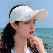 Load image into Gallery viewer, 8010 Lady Empty Top Outdoor Sports Peaked Cap Students Sun Hat, 8010 Beige, 8010 Khaki, 8010 Black, 8010 White, 8010 Grey, 8010 Pink