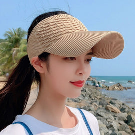 8010 Lady Empty Top Outdoor Sports Peaked Cap Students Sun Hat, 8010 Khaki, 8010 Black, 8010 White, 8010 Grey, 8010 Beige, 8010 Pink