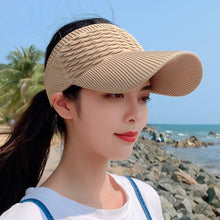 Load image into Gallery viewer, 8010 Lady Empty Top Outdoor Sports Peaked Cap Students Sun Hat, 8010 Beige, 8010 Khaki, 8010 Black, 8010 White, 8010 Grey, 8010 Pink