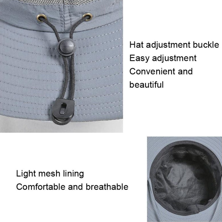 9090 Men Outdoor Fishing Climbing Mountain Large Brim Fisherman Hat