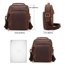 Load image into Gallery viewer, HUMERPAUL MH573 Men Shoulder Bag Leather Messengers Bag