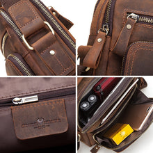 Load image into Gallery viewer, HUMERPAUL MH573 Men Shoulder Bag Leather Messengers Bag