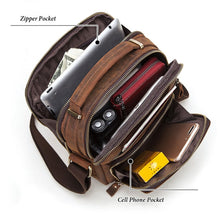 Load image into Gallery viewer, HUMERPAUL MH573 Men Shoulder Bag Leather Messengers Bag