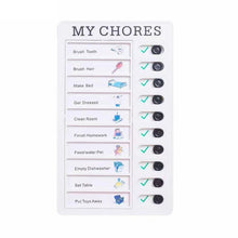 Load image into Gallery viewer, Wall Hanging Checklist Memo Boards Adjustable Checklist Board,Style: Blank Paper Card, My Chores, Without Logo, Blank Paper Card
