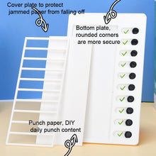 Load image into Gallery viewer, Wall Hanging Checklist Memo Boards Adjustable Checklist Board,Style: Blank Paper Card, My Chores, Without Logo, Blank Paper Card