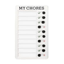 Load image into Gallery viewer, Wall Hanging Checklist Memo Boards Adjustable Checklist Board,Style: Blank Paper Card, My Chores, Without Logo, Blank Paper Card