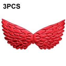 Load image into Gallery viewer, 3 PCS Children Prom Dress Up Wings Elf Colorful Wings Party Costume Props, 3 PCS Fantasy Rainbow, 3 PCS Fantasy White, 3 PCS Light Rainbow, 3 PCS Deep Rainbow, 3 PCS Gold, 3 PCS Black, 3 PCS Red, 3 PCS Silver, 3 PCS White, 3 PCS Deep Purple