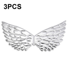 Load image into Gallery viewer, 3 PCS Children Prom Dress Up Wings Elf Colorful Wings Party Costume Props, 3 PCS Fantasy Rainbow, 3 PCS Fantasy White, 3 PCS Light Rainbow, 3 PCS Deep Rainbow, 3 PCS Gold, 3 PCS Black, 3 PCS Red, 3 PCS Silver, 3 PCS White, 3 PCS Deep Purple