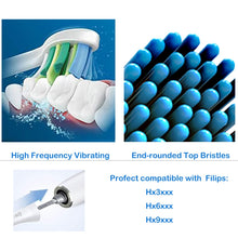 Load image into Gallery viewer, Toothbrush Head For Philips HX3/HX6/HX9 Series, Black Gum Care, Gum Care Pink, Double Effect Black, Interdental Care Green, Interdental Care Pink, Diamond Bright Black, Diamond Bright Pink
