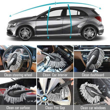 Load image into Gallery viewer, Car Waterproof Gloves Tire Gap Cleaning Brush Car Wash Set, 9pcs / set Car Wash Set