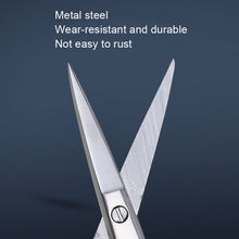 Load image into Gallery viewer, 2 PCS Beard Scissors Cosmetic Small Scissors Makeup Small Tools, 2 PCS Pointed Head, 2 PCS Round Head