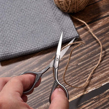 Load image into Gallery viewer, 2 PCS Beard Scissors Cosmetic Small Scissors Makeup Small Tools, 2 PCS Pointed Head, 2 PCS Round Head