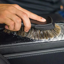 Load image into Gallery viewer, JY-26589412 Car Interior Dusting Oiling Polishing Cleaning Horsehair Brush, Black