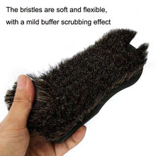 Load image into Gallery viewer, JY-26589412 Car Interior Dusting Oiling Polishing Cleaning Horsehair Brush, Black