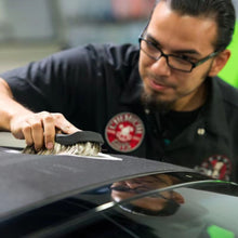 Load image into Gallery viewer, JY-26589412 Car Interior Dusting Oiling Polishing Cleaning Horsehair Brush, Black