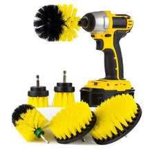 Load image into Gallery viewer, 6PCS Electric Drill Head Car Tire Floor Crevice Cleaning Brush, 6 PCS / Set Brush(Yellow), 6 PCS / Set Brush(Blue), 6 PCS / Set Brush(Red), 6 PCS / Set Brush(White), 6 PCS / Set Brush(Black)