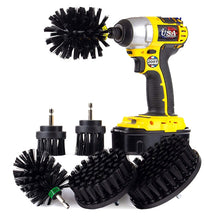 Load image into Gallery viewer, 6PCS Electric Drill Head Car Tire Floor Crevice Cleaning Brush, 6 PCS / Set Brush(Yellow), 6 PCS / Set Brush(Blue), 6 PCS / Set Brush(Red), 6 PCS / Set Brush(White), 6 PCS / Set Brush(Black)
