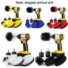 Load image into Gallery viewer, 6PCS Electric Drill Head Car Tire Floor Crevice Cleaning Brush, 6 PCS / Set Brush(Yellow), 6 PCS / Set Brush(Blue), 6 PCS / Set Brush(Red), 6 PCS / Set Brush(White), 6 PCS / Set Brush(Black)
