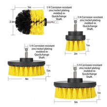 Load image into Gallery viewer, 6PCS Electric Drill Head Car Tire Floor Crevice Cleaning Brush, 6 PCS / Set Brush(Yellow), 6 PCS / Set Brush(Blue), 6 PCS / Set Brush(Red), 6 PCS / Set Brush(White), 6 PCS / Set Brush(Black)