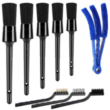 Load image into Gallery viewer, 9 PCS / Set Car Interior Outlet Air Conditioning Brush Details Cleaning Brush, 9pcs / set Cleaning Brush