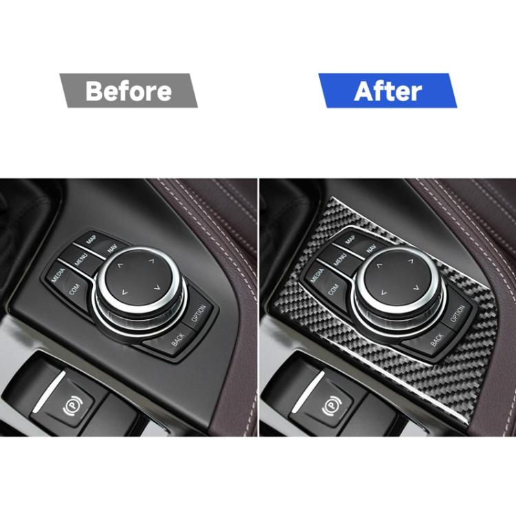 For BMW X1 F48/X2 F39 Left-Hand Drive Multimedia Knob Panel Sticker, Left-Hand Drive