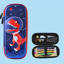 Load image into Gallery viewer, Uime EVA 3D Multi-compartment Pencil Case Stationery Box Children School Supplies, Astronaut, Rocket, Purple Pony, Rabbit, Elf Unicorn, Green Dinosaur, Red Dinosaur, Rainbow Unicorn, Big Head Unicorn, Kitten, Little Fox, Mermaid, Blue Whale, Blue Dinos...