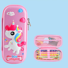 Load image into Gallery viewer, Uime EVA 3D Multi-compartment Pencil Case Stationery Box Children School Supplies, Astronaut, Rocket, Purple Pony, Rabbit, Elf Unicorn, Green Dinosaur, Red Dinosaur, Rainbow Unicorn, Big Head Unicorn, Kitten, Little Fox, Mermaid, Blue Whale, Blue Dinos...
