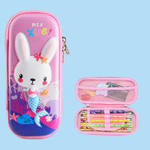 Load image into Gallery viewer, Uime EVA 3D Multi-compartment Pencil Case Stationery Box Children School Supplies, Astronaut, Rocket, Purple Pony, Rabbit, Elf Unicorn, Green Dinosaur, Red Dinosaur, Rainbow Unicorn, Big Head Unicorn, Kitten, Little Fox, Mermaid, Blue Whale, Blue Dinos...