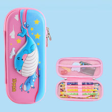 Load image into Gallery viewer, Uime EVA 3D Multi-compartment Pencil Case Stationery Box Children School Supplies, Astronaut, Rocket, Purple Pony, Rabbit, Elf Unicorn, Green Dinosaur, Red Dinosaur, Rainbow Unicorn, Big Head Unicorn, Kitten, Little Fox, Mermaid, Blue Whale, Blue Dinos...
