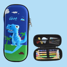 Load image into Gallery viewer, Uime EVA 3D Multi-compartment Pencil Case Stationery Box Children School Supplies, Astronaut, Rocket, Purple Pony, Rabbit, Elf Unicorn, Green Dinosaur, Red Dinosaur, Rainbow Unicorn, Big Head Unicorn, Kitten, Little Fox, Mermaid, Blue Whale, Blue Dinos...