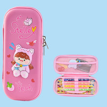Load image into Gallery viewer, Uime EVA 3D Multi-compartment Pencil Case Stationery Box Children School Supplies, Astronaut, Rocket, Purple Pony, Rabbit, Elf Unicorn, Green Dinosaur, Red Dinosaur, Rainbow Unicorn, Big Head Unicorn, Kitten, Little Fox, Mermaid, Blue Whale, Blue Dinos...