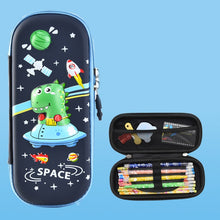 Load image into Gallery viewer, Uime EVA 3D Multi-compartment Pencil Case Stationery Box Children School Supplies, Astronaut, Rocket, Purple Pony, Rabbit, Elf Unicorn, Green Dinosaur, Red Dinosaur, Rainbow Unicorn, Big Head Unicorn, Kitten, Little Fox, Mermaid, Blue Whale, Blue Dinos...