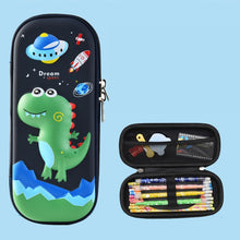 Load image into Gallery viewer, Uime EVA 3D Multi-compartment Pencil Case Stationery Box Children School Supplies, Astronaut, Rocket, Purple Pony, Rabbit, Elf Unicorn, Green Dinosaur, Red Dinosaur, Rainbow Unicorn, Big Head Unicorn, Kitten, Little Fox, Mermaid, Blue Whale, Blue Dinos...