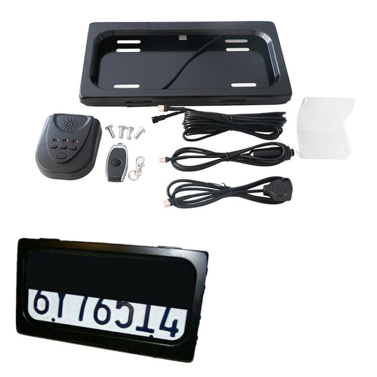 US Standard Rolling Shutter Car License Plate Frame License Plate Bracket, Single License Plate Bracket