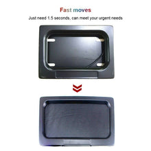 Load image into Gallery viewer, US Motorcycle License Plate Cover Frame Roller Blind License Plate Bracket, Roller Blind License Plate Bracket