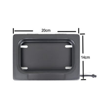 Load image into Gallery viewer, US Motorcycle License Plate Cover Frame Roller Blind License Plate Bracket, Roller Blind License Plate Bracket