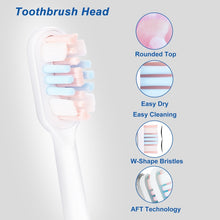 Load image into Gallery viewer, 2 PCS For Xiaomi Mijia T300 T500 Electric Toothbrush Replacement Head, T300 &amp;T500 Brush (Green), T300 &amp;T500 Brush (Pink)