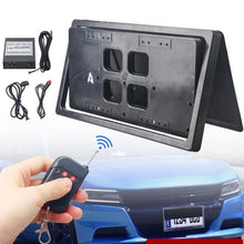 Load image into Gallery viewer, US Standard Car Flip Retractable License Plate Holder Hidden Shutter Cover License Plate Holder, US Standard Flip Retractable