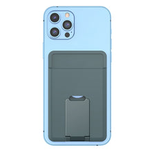 Load image into Gallery viewer, CY133H Silicone Magnetic Phone Holder with Card Holder Function, Magnetic(Black), Magnetic(Dark Blue), Magnetic(Light Blue), Magnetic(Green)