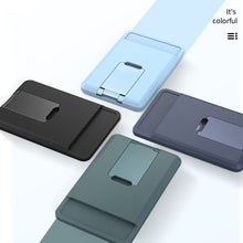 Load image into Gallery viewer, CY133H Silicone Magnetic Phone Holder with Card Holder Function, Magnetic(Black), Magnetic(Dark Blue), Magnetic(Light Blue), Magnetic(Green)