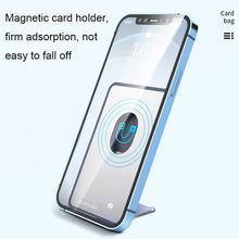 Load image into Gallery viewer, CY133H Silicone Magnetic Phone Holder with Card Holder Function, Magnetic(Black), Magnetic(Dark Blue), Magnetic(Light Blue), Magnetic(Green)