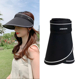 MENGLANDI Summer Outdoor Riding Anti-ultraviolet Sunshade Empty Top Hat