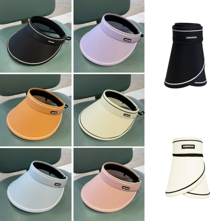 MENGLANDI Summer Outdoor Riding Anti-ultraviolet Sunshade Empty Top Hat