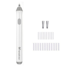 Load image into Gallery viewer, Tenwin 8302 Adjustable Electric Eraser With Rubber Refills For Sketch Drawing Erasing, Black, White, Grey