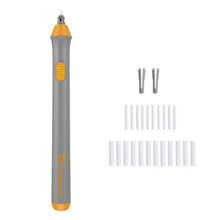 Load image into Gallery viewer, Tenwin 8302 Adjustable Electric Eraser With Rubber Refills For Sketch Drawing Erasing, Black, White, Grey